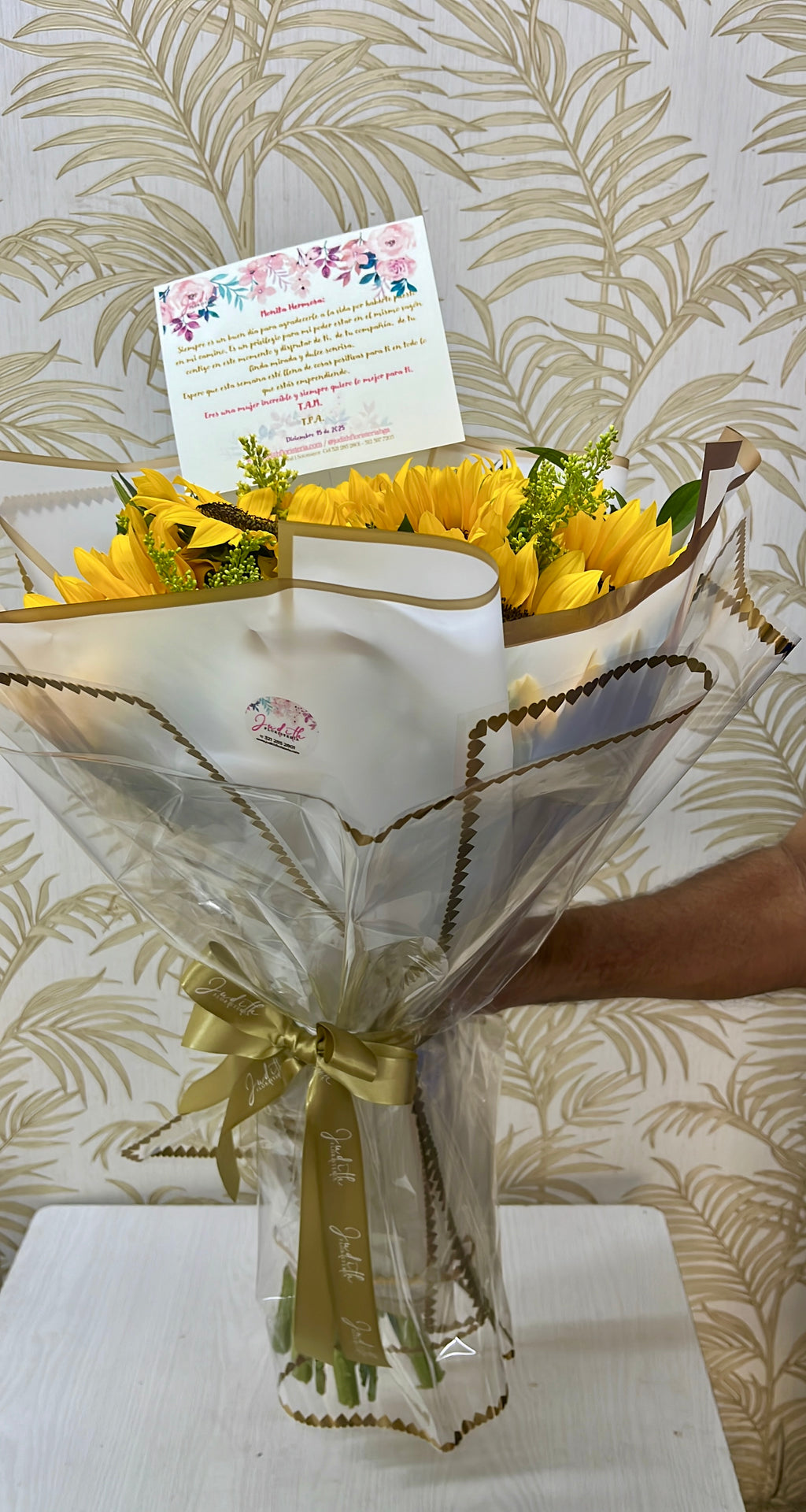 M-03  Bouquet en girasoles